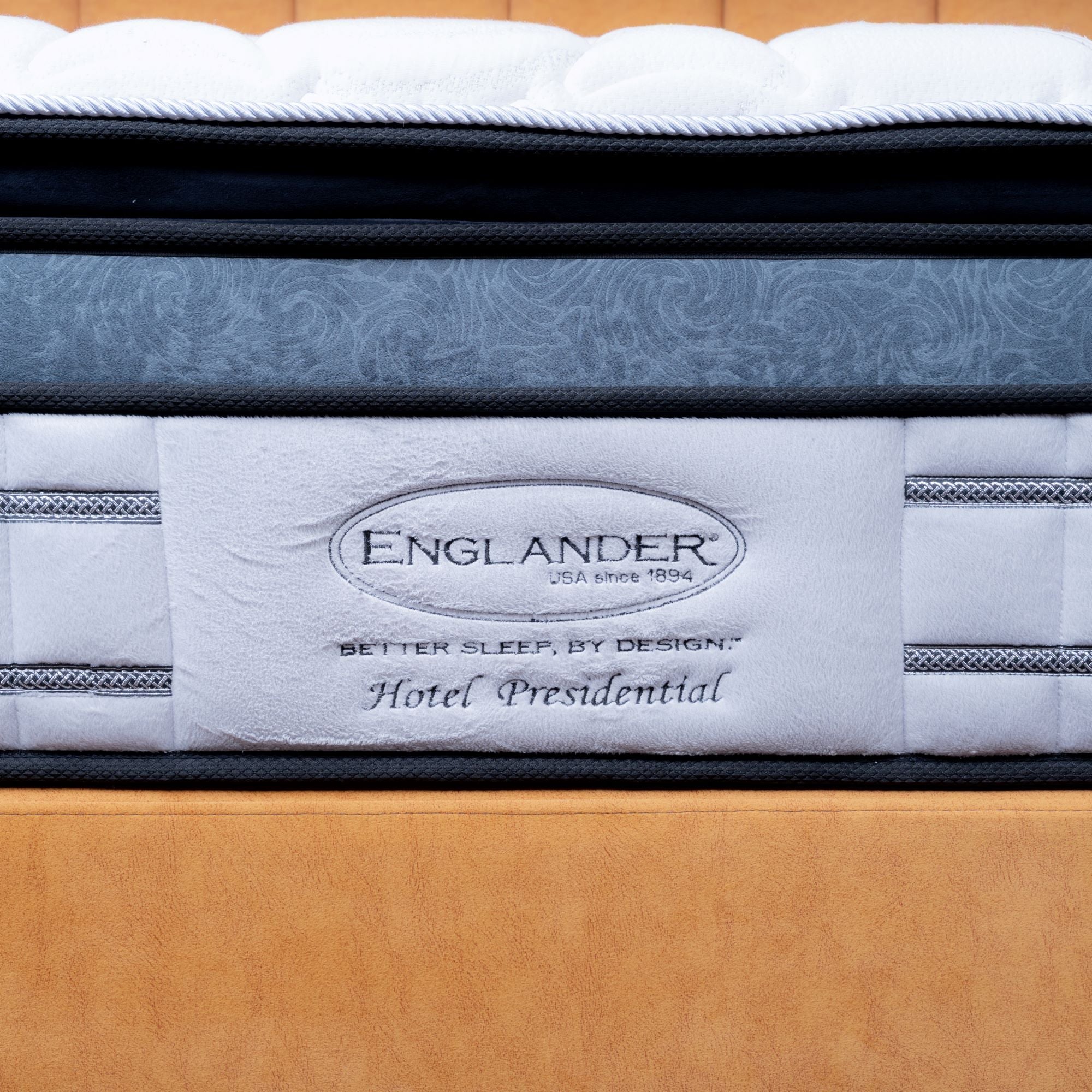 Hotel Presidential Mattress with 'Englander' branding