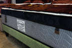 Side View of Englanders Hotel 1984 Mattress Side view showing the name stitched